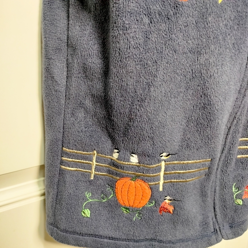 Baxter & Wells Sleeveless Festive Embroidered Sweater Vest Size M - Picture 4 of 9